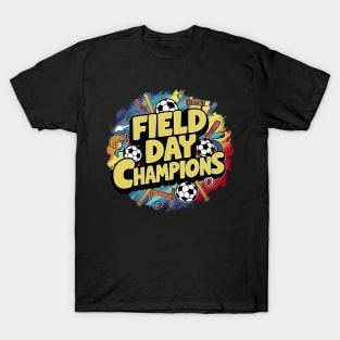 School Field Day Squad Groovy Field Day 2024 Teacher kids T-Shirt